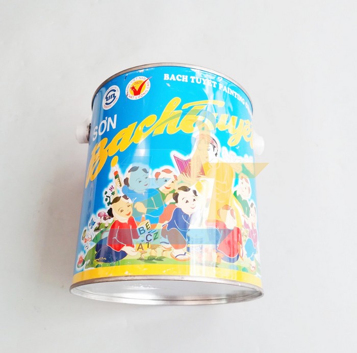 Sơn Alkyd (b&oacute;ng) Bạch Tuyết 2.8kg - M&agrave;u đen 200  BachTuyet | Gi&aacute; rẻ nhất - C&ocirc;ng Ty TNHH Thương Mại Dịch Vụ Đạt T&acirc;m