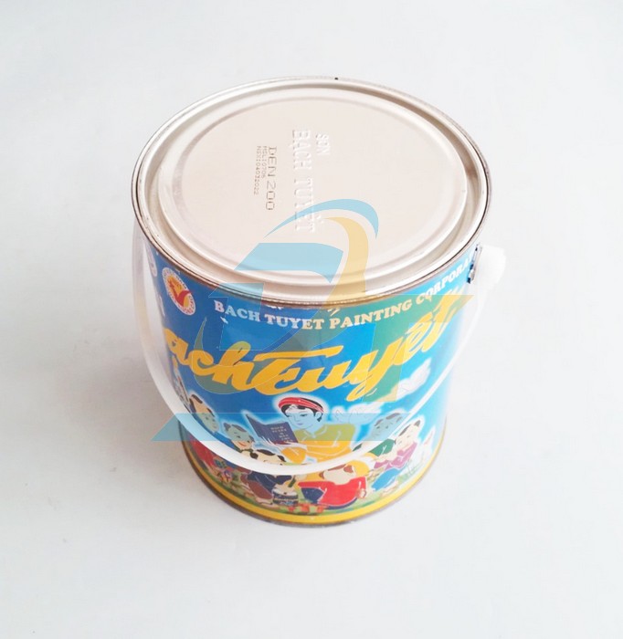 Sơn Alkyd (b&oacute;ng) Bạch Tuyết 2.8kg - M&agrave;u đen 200  BachTuyet | Gi&aacute; rẻ nhất - C&ocirc;ng Ty TNHH Thương Mại Dịch Vụ Đạt T&acirc;m