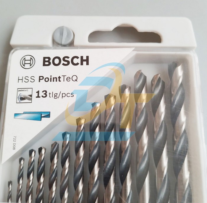 Bộ mũi khoan kim loại 13 chi tiết 1.5-6.5mm Bosch 2608577349 2608577349 Bosch | Gi&aacute; rẻ nhất - C&ocirc;ng Ty TNHH Thương Mại Dịch Vụ Đạt T&acirc;m