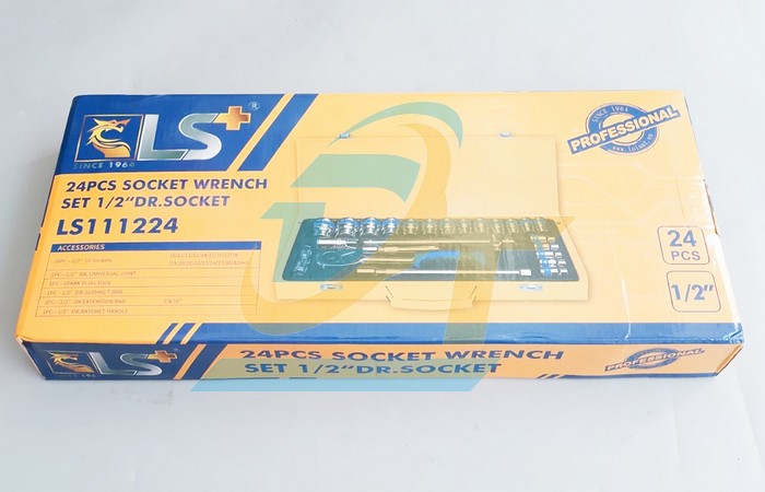 Bộ tu&yacute;p 24 chi tiết 1/2" cần tự động 10-32mm LS+ LS111224 LS111224 LS+ | Gi&aacute; rẻ nhất - C&ocirc;ng Ty TNHH Thương Mại Dịch Vụ Đạt T&acirc;m
