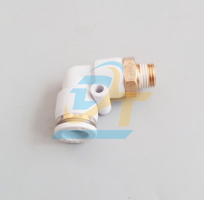 Co nối hơi chữ L phi 8mm - Ren ngo&agrave;i 9.6mm STNC YPL8-01  STNC | Gi&aacute; rẻ nhất - C&ocirc;ng Ty TNHH Thương Mại Dịch Vụ Đạt T&acirc;m