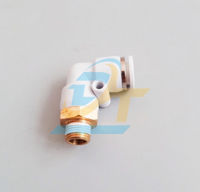 Co nối hơi chữ L phi 8mm - Ren ngo&agrave;i 9.6mm STNC YPL8-01  STNC | Gi&aacute; rẻ nhất - C&ocirc;ng Ty TNHH Thương Mại Dịch Vụ Đạt T&acirc;m