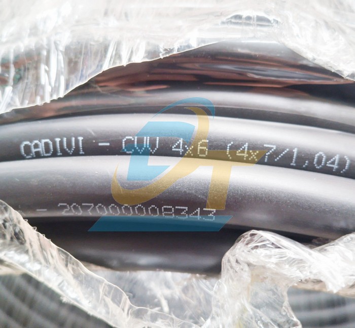 D&acirc;y c&aacute;p điện Cadivi CVV 4x6 - 300/500V  Cadivi | Gi&aacute; rẻ nhất - C&ocirc;ng Ty TNHH Thương Mại Dịch Vụ Đạt T&acirc;m