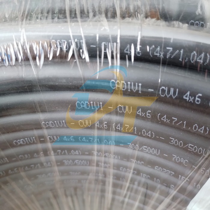 D&acirc;y c&aacute;p điện Cadivi CVV 4x6 - 300/500V  Cadivi | Gi&aacute; rẻ nhất - C&ocirc;ng Ty TNHH Thương Mại Dịch Vụ Đạt T&acirc;m