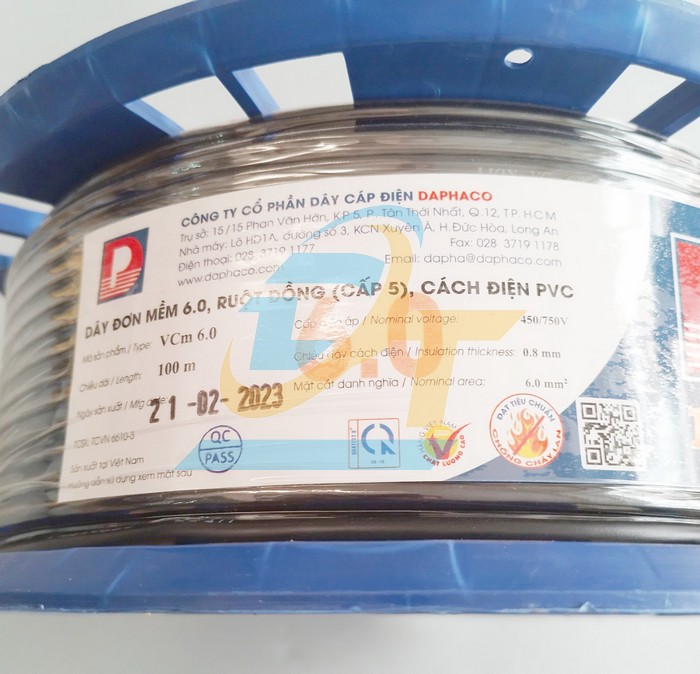 D&acirc;y c&aacute;p điện đơn mềm 1 l&otilde;i Lion VCm 6.0  Daphaco | Gi&aacute; rẻ nhất - C&ocirc;ng Ty TNHH Thương Mại Dịch Vụ Đạt T&acirc;m