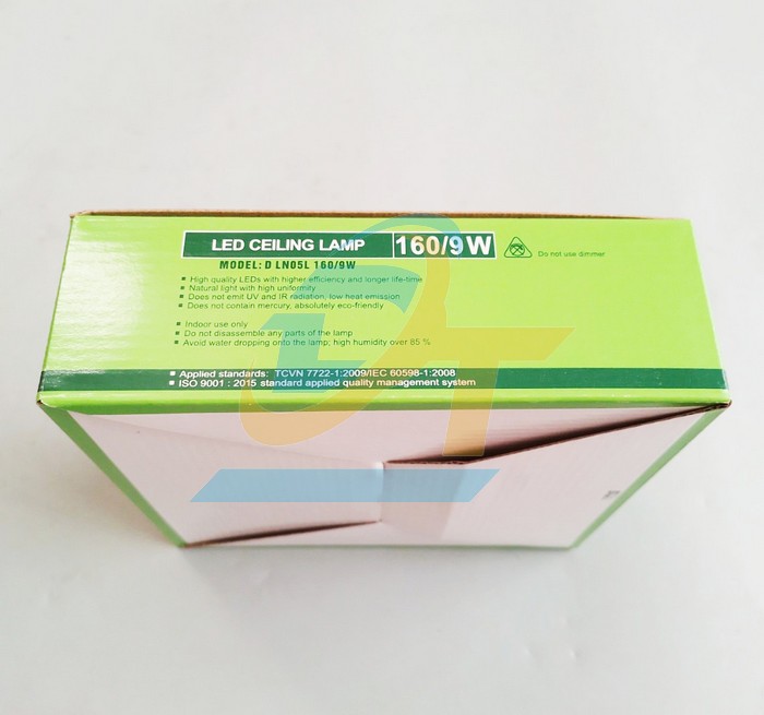 Đ&egrave;n Led ốp trần 9W 6500K Rạng Đ&ocirc;ng D LN05L 160/9W D LN05L 160/9W RangDong | Gi&aacute; rẻ nhất - C&ocirc;ng Ty TNHH Thương Mại Dịch Vụ Đạt T&acirc;m