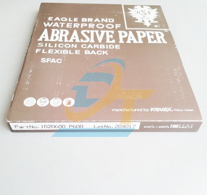 Giấy nh&aacute;m nước 9x11" Kovax (Japan) P600  Kovax | Gi&aacute; rẻ nhất - C&ocirc;ng Ty TNHH Thương Mại Dịch Vụ Đạt T&acirc;m