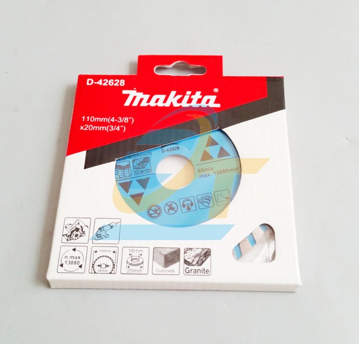 Lưỡi cắt kim cương 110x20mm Makita D-42628  Makita | Gi&aacute; rẻ nhất - C&ocirc;ng Ty TNHH Thương Mại Dịch Vụ Đạt T&acirc;m