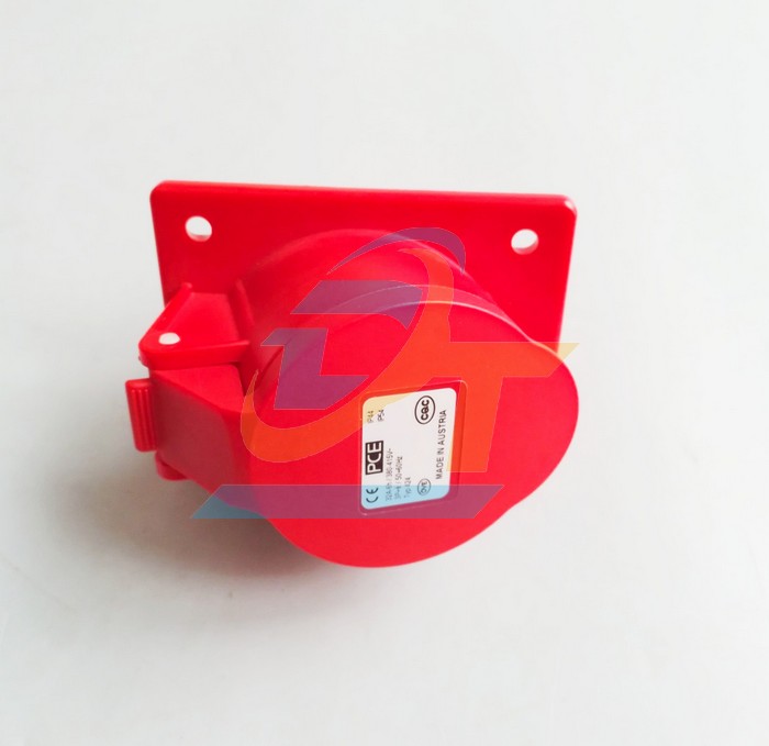 Ổ cắm c&ocirc;ng nghiệp gắn &acirc;m dạng nghi&ecirc;ng 4P 32A 400V IP44 PCE F424-6  PCE | Gi&aacute; rẻ nhất - C&ocirc;ng Ty TNHH Thương Mại Dịch Vụ Đạt T&acirc;m
