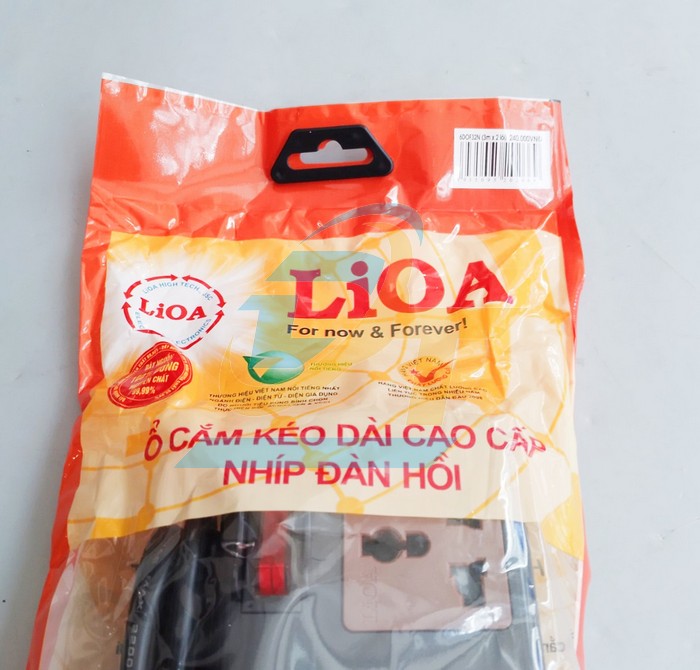Ổ cắm điện 6 lỗ 3 chấu 6 c&ocirc;ng tắc, d&acirc;y 3m LiOA 6DOF32N 6DOF32N LiOA | Gi&aacute; rẻ nhất - C&ocirc;ng Ty TNHH Thương Mại Dịch Vụ Đạt T&acirc;m