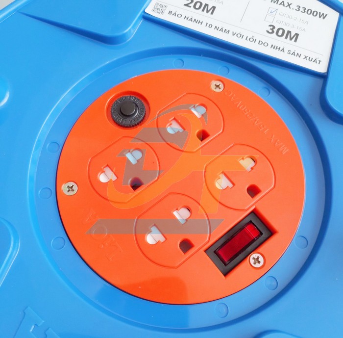 Ổ cắm quay tay kiểu Rulo 30m 15A LiOA QT30-2-15A QT30-2-15A-M LiOA | Gi&aacute; rẻ nhất - C&ocirc;ng Ty TNHH Thương Mại Dịch Vụ Đạt T&acirc;m