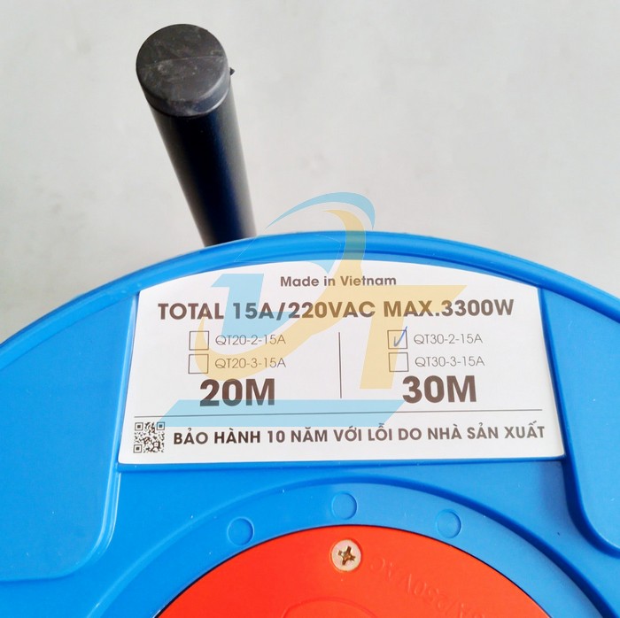 Ổ cắm quay tay kiểu Rulo 30m 15A LiOA QT30-2-15A QT30-2-15A-M LiOA | Gi&aacute; rẻ nhất - C&ocirc;ng Ty TNHH Thương Mại Dịch Vụ Đạt T&acirc;m
