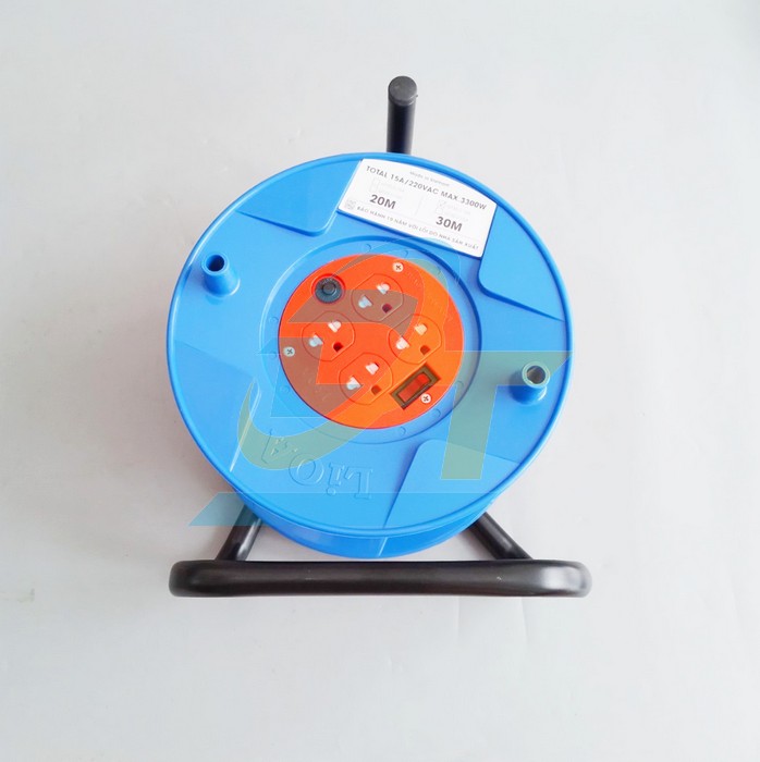 Ổ cắm quay tay kiểu Rulo 30m 15A LiOA QT30-2-15A QT30-2-15A-M LiOA | Gi&aacute; rẻ nhất - C&ocirc;ng Ty TNHH Thương Mại Dịch Vụ Đạt T&acirc;m