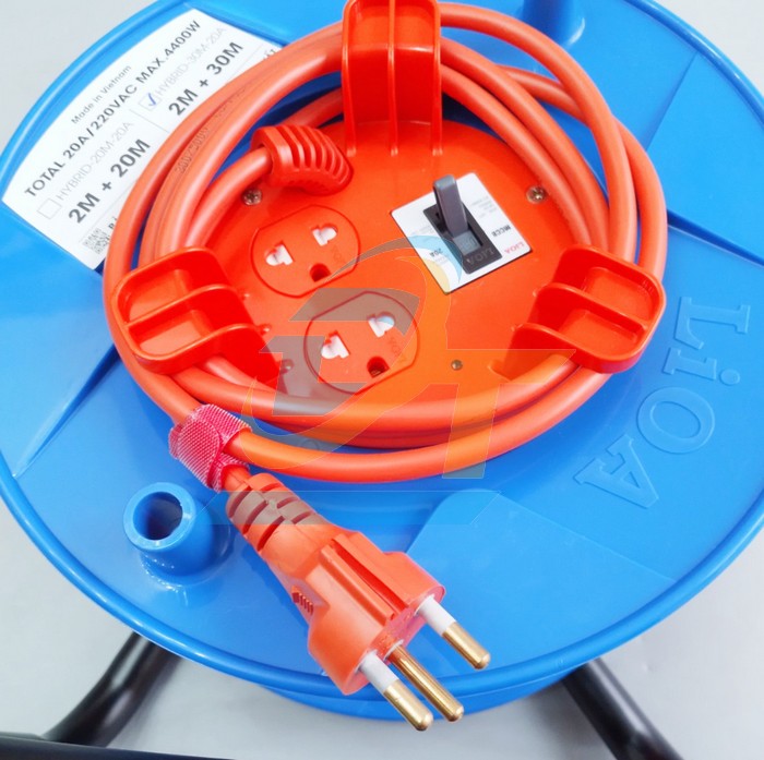 Ổ cắm quay tay kiểu Rulo 30m 20A LiOA HYBRID-30M-20A HYBRID-30M-20A LiOA | Gi&aacute; rẻ nhất - C&ocirc;ng Ty TNHH Thương Mại Dịch Vụ Đạt T&acirc;m