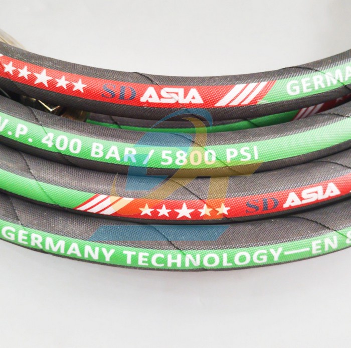 Ống tuy &ocirc; thủy lực 2 lớp bố 1/4"x10000mm bấm 2 đầu ren trong 13 c&ocirc;n l&otilde;m  Germany | Gi&aacute; rẻ nhất - C&ocirc;ng Ty TNHH Thương Mại Dịch Vụ Đạt T&acirc;m