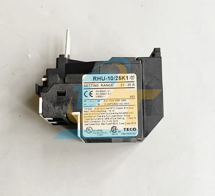 Relay nhiệt Teco 21-25A RHU-10/25K1  Teco | Gi&aacute; rẻ nhất - C&ocirc;ng Ty TNHH Thương Mại Dịch Vụ Đạt T&acirc;m