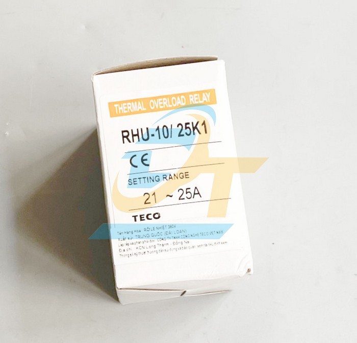 Relay nhiệt Teco 21-25A RHU-10/25K1  Teco | Gi&aacute; rẻ nhất - C&ocirc;ng Ty TNHH Thương Mại Dịch Vụ Đạt T&acirc;m