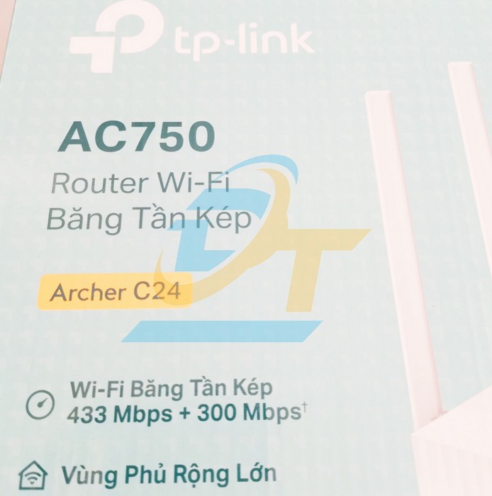 Router Wifi chuẩn AC750 băng tần k&eacute;p TP-Link Archer C24  TP-Link | Gi&aacute; rẻ nhất - C&ocirc;ng Ty TNHH Thương Mại Dịch Vụ Đạt T&acirc;m