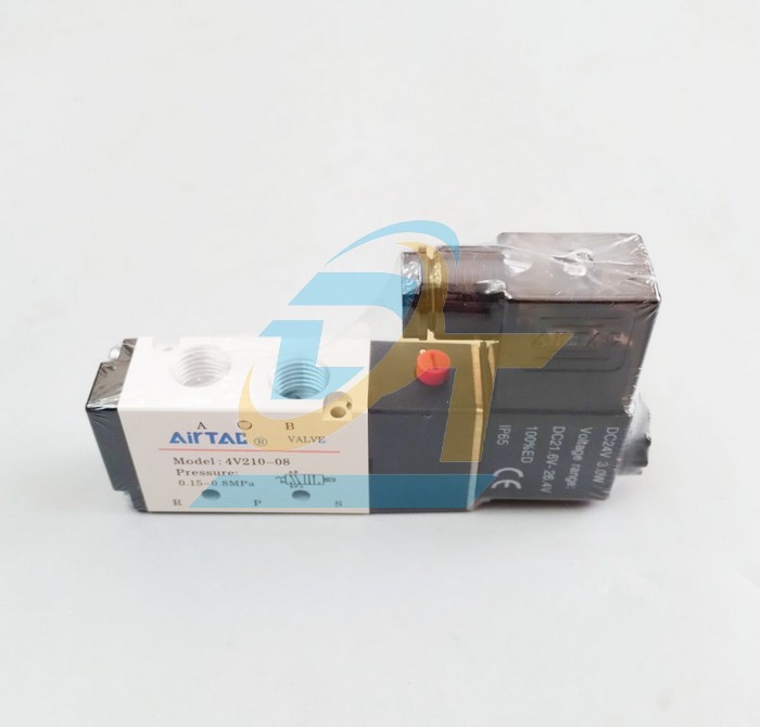 Van điện từ kh&iacute; n&eacute;n DC24V Airtac 4V210-08B 4V210-08B Airtac | Gi&aacute; rẻ nhất - C&ocirc;ng Ty TNHH Thương Mại Dịch Vụ Đạt T&acirc;m