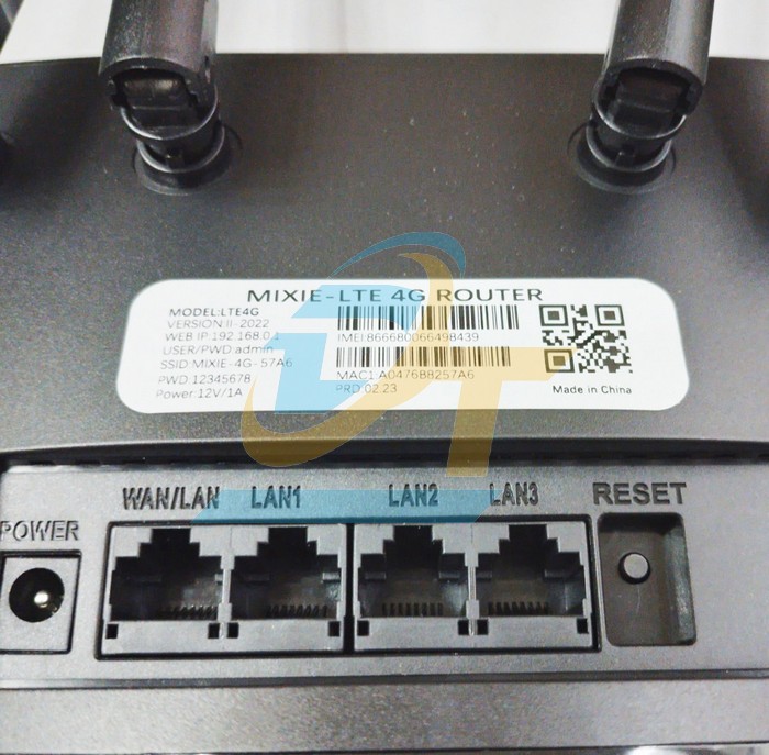 Router Wifi (4 Cổng Lan, 4 Antenna Wifi, 32 user) 4G MIXIE-LTE II  MIXIE-LTE | Gi&aacute; rẻ nhất - C&ocirc;ng Ty TNHH Thương Mại Dịch Vụ Đạt T&acirc;m