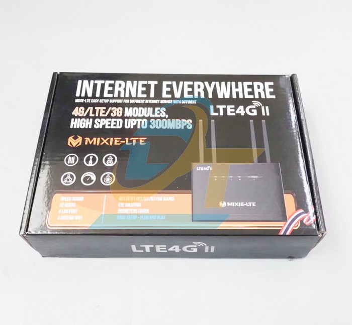 Router Wifi (4 Cổng Lan, 4 Antenna Wifi, 32 user) 4G MIXIE-LTE II  MIXIE-LTE | Gi&aacute; rẻ nhất - C&ocirc;ng Ty TNHH Thương Mại Dịch Vụ Đạt T&acirc;m