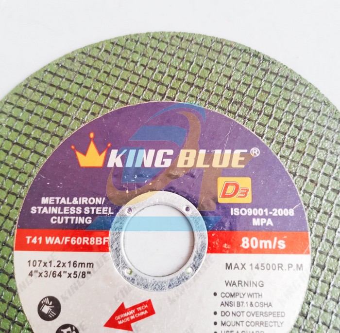 Đ&aacute; cắt sắt KingBlue 107x1.2x16  KINGBLUE | Gi&aacute; rẻ nhất - C&ocirc;ng Ty TNHH Thương Mại Dịch Vụ Đạt T&acirc;m