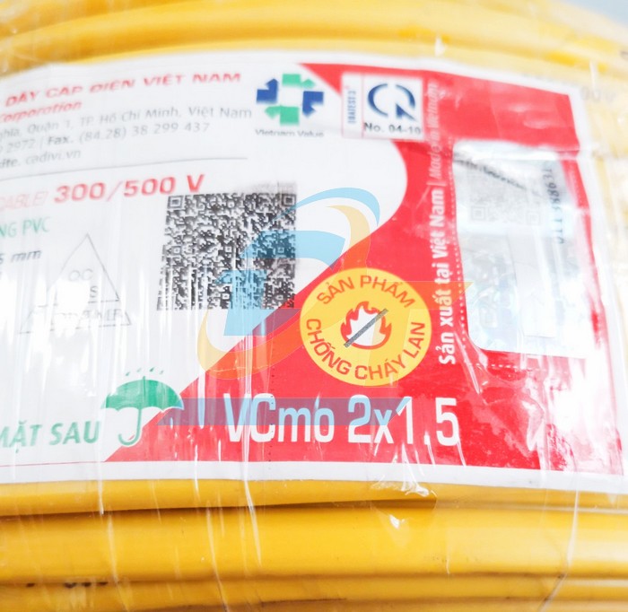 D&acirc;y điện đ&ocirc;i mềm dẹt Cadivi Vcmo 2x1.5  Cadivi | Gi&aacute; rẻ nhất - C&ocirc;ng Ty TNHH Thương Mại Dịch Vụ Đạt T&acirc;m