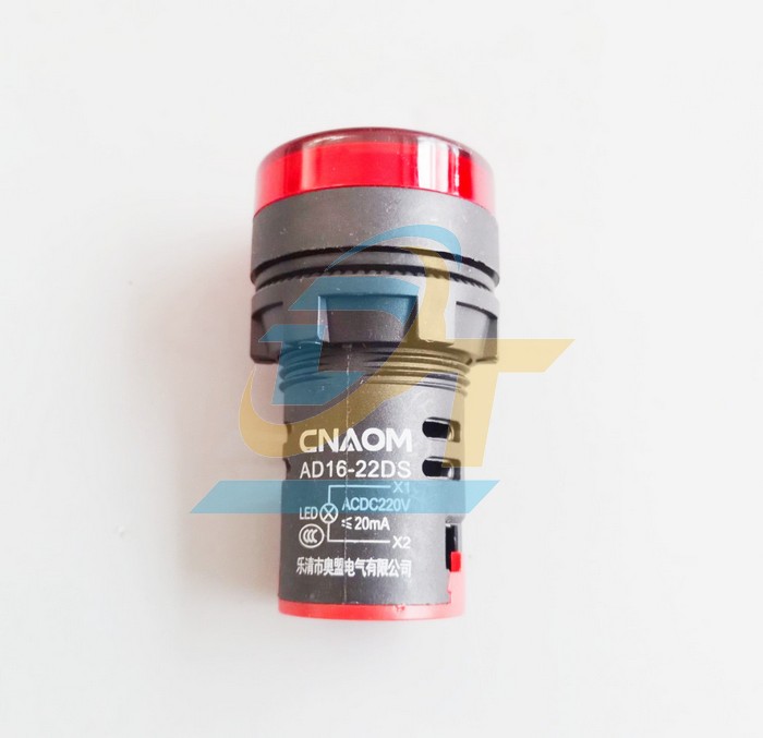 Đ&egrave;n b&aacute;o pha 220V phi 22 m&agrave;u đỏ AD16-22DS  China | Gi&aacute; rẻ nhất - C&ocirc;ng Ty TNHH Thương Mại Dịch Vụ Đạt T&acirc;m