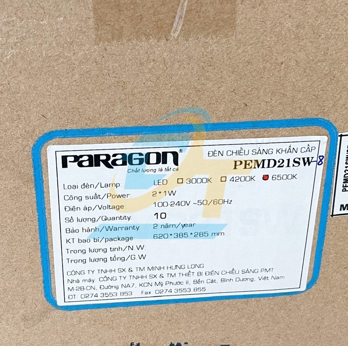 Đ&egrave;n sạc khẩn cấp Paragon PEMD21SW  Paragon | Gi&aacute; rẻ nhất - C&ocirc;ng Ty TNHH Thương Mại Dịch Vụ Đạt T&acirc;m