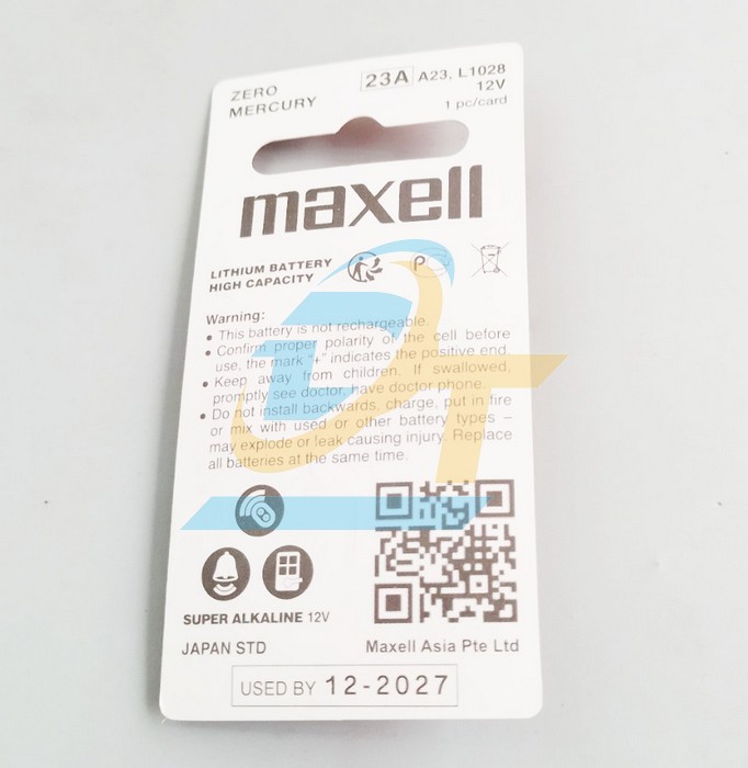 Pin Remote 12V Maxcell A23/23A/L1028  Maxcell | Gi&aacute; rẻ nhất - C&ocirc;ng Ty TNHH Thương Mại Dịch Vụ Đạt T&acirc;m