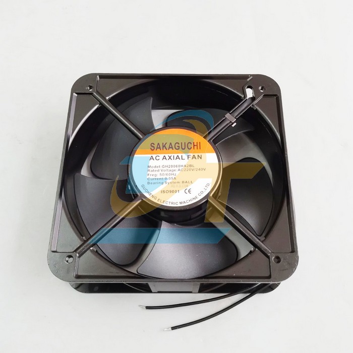 Quạt h&uacute;t 200x200x60mm 0.35A 220V Sakaguchi GH20060HA2BL  SAKAGUCHI | Gi&aacute; rẻ nhất - C&ocirc;ng Ty TNHH Thương Mại Dịch Vụ Đạt T&acirc;m