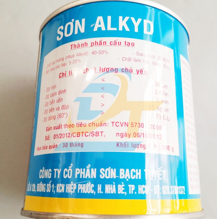 Sơn Alkyd (b&oacute;ng) Bạch Tuyết 0.8kg - M&agrave;u đen 200  BachTuyet | Gi&aacute; rẻ nhất - C&ocirc;ng Ty TNHH Thương Mại Dịch Vụ Đạt T&acirc;m