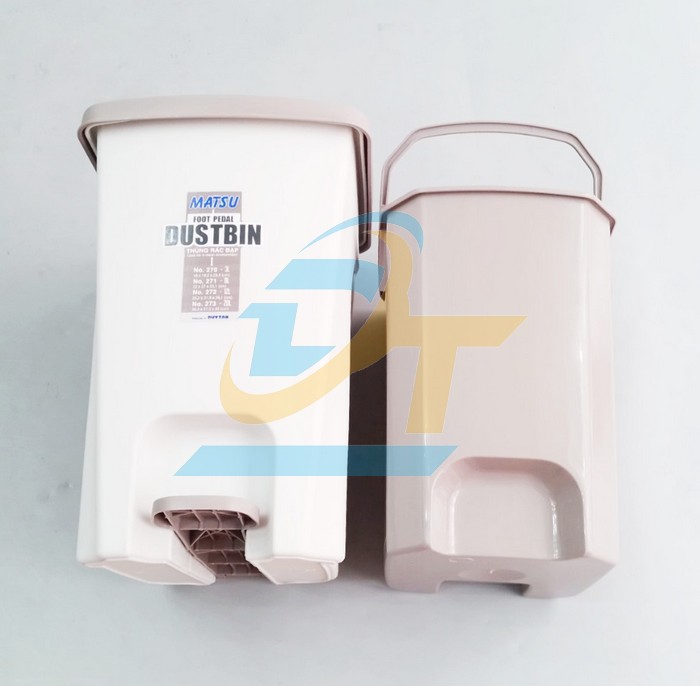 Th&ugrave;ng r&aacute;c đạp MATSU 3L (16x19.5x23.5cm) Duy T&acirc;n No.270  DuyTan | Gi&aacute; rẻ nhất - C&ocirc;ng Ty TNHH Thương Mại Dịch Vụ Đạt T&acirc;m