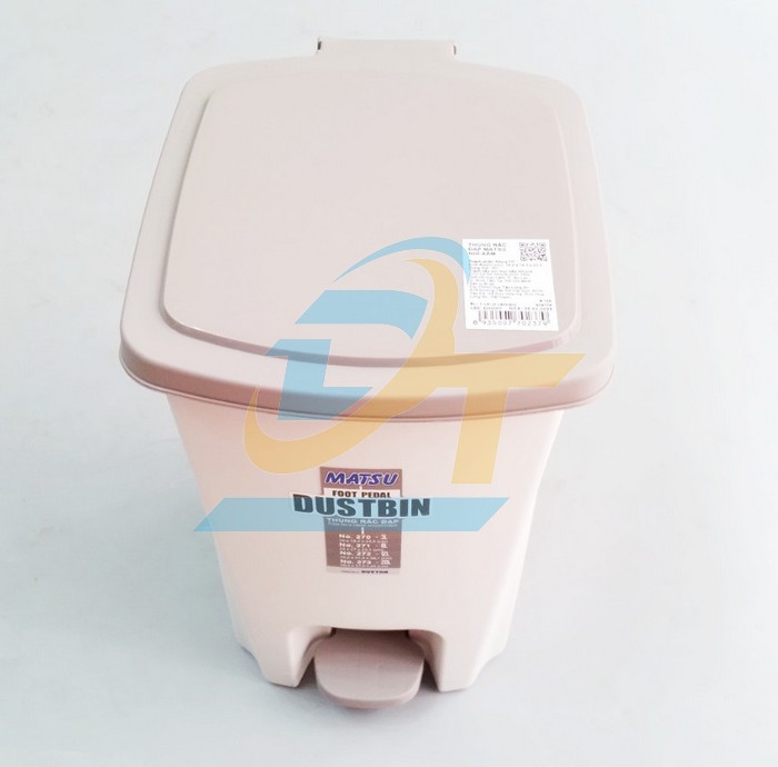 Th&ugrave;ng r&aacute;c đạp MATSU 3L (16x19.5x23.5cm) Duy T&acirc;n No.270  DuyTan | Gi&aacute; rẻ nhất - C&ocirc;ng Ty TNHH Thương Mại Dịch Vụ Đạt T&acirc;m