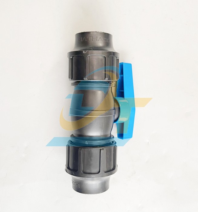 Van PP 2 đầu rắc co HDPE 63  HATHACO | Gi&aacute; rẻ nhất - C&ocirc;ng Ty TNHH Thương Mại Dịch Vụ Đạt T&acirc;m