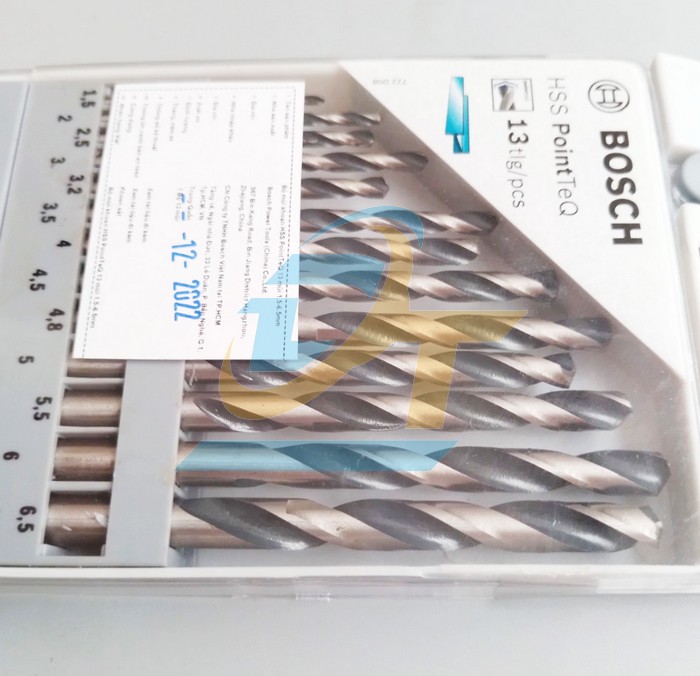 Bộ mũi khoan kim loại 13 chi tiết 1.5-6.5mm Bosch 2608577349 2608577349 Bosch | Gi&aacute; rẻ nhất - C&ocirc;ng Ty TNHH Thương Mại Dịch Vụ Đạt T&acirc;m