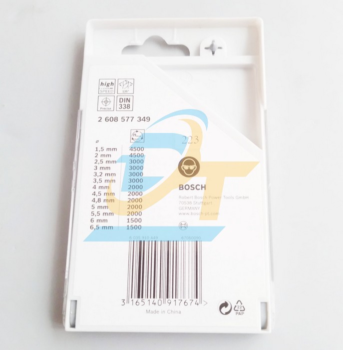 Bộ mũi khoan kim loại 13 chi tiết 1.5-6.5mm Bosch 2608577349 2608577349 Bosch | Gi&aacute; rẻ nhất - C&ocirc;ng Ty TNHH Thương Mại Dịch Vụ Đạt T&acirc;m