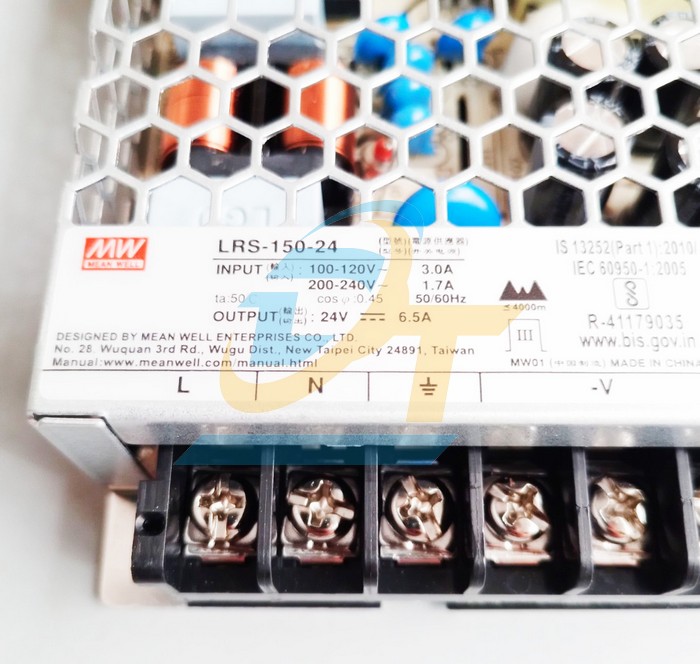 Bộ nguồn 24V 6.5A Meanwell LRS-150-24 LRS-150-24 MEANWELL | Gi&aacute; rẻ nhất - C&ocirc;ng Ty TNHH Thương Mại Dịch Vụ Đạt T&acirc;m