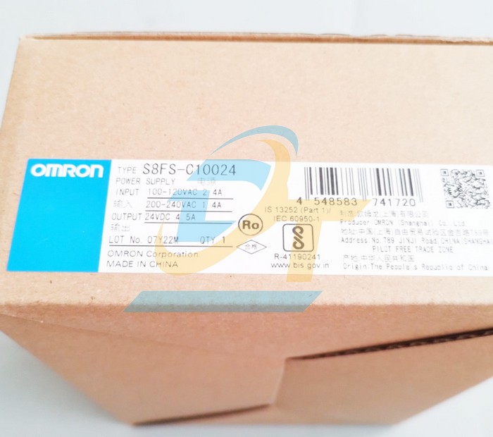 Bộ nguồn tổ ong 4.5A 24V 100W Omron S8FS-C10024  Omron | Gi&aacute; rẻ nhất - C&ocirc;ng Ty TNHH Thương Mại Dịch Vụ Đạt T&acirc;m