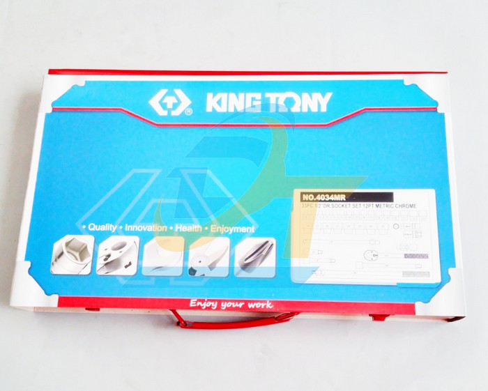 Bộ tu&yacute;p 1/2" 33 chi tiết hệ m&eacute;t Kingtony 4034MR  KingTony | Gi&aacute; rẻ nhất - C&ocirc;ng Ty TNHH Thương Mại Dịch Vụ Đạt T&acirc;m
