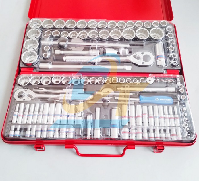 Bộ tu&yacute;p 135 chi tiết 1/2" - 1/4" - 3/8" Kingtony 9033CR  KingTony | Gi&aacute; rẻ nhất - C&ocirc;ng Ty TNHH Thương Mại Dịch Vụ Đạt T&acirc;m