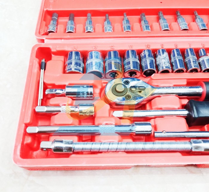 Bộ tu&yacute;p đa năng 1/4" 46 chi tiết  China | Gi&aacute; rẻ nhất - C&ocirc;ng Ty TNHH Thương Mại Dịch Vụ Đạt T&acirc;m