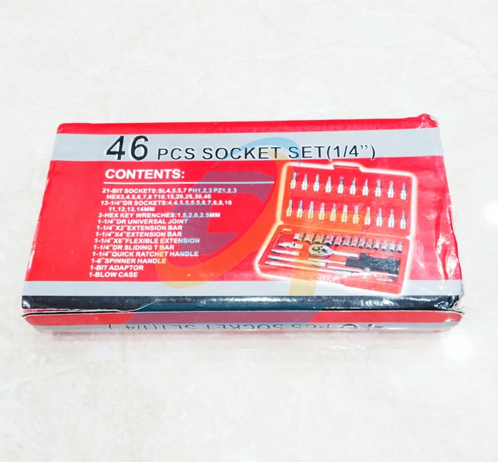 Bộ tu&yacute;p đa năng 1/4" 46 chi tiết  China | Gi&aacute; rẻ nhất - C&ocirc;ng Ty TNHH Thương Mại Dịch Vụ Đạt T&acirc;m
