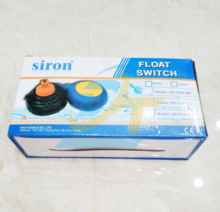 C&ocirc;ng tắc phao điện chống cạn v&agrave; chống tr&agrave;n Siron SR-FSW-T-3M  SIRON | Gi&aacute; rẻ nhất - C&ocirc;ng Ty TNHH Thương Mại Dịch Vụ Đạt T&acirc;m
