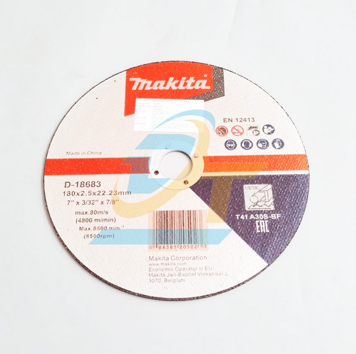 Đ&aacute; cắt kim loại 180x2.5x22.23mm Makita D-18683  Makita | Gi&aacute; rẻ nhất - C&ocirc;ng Ty TNHH Thương Mại Dịch Vụ Đạt T&acirc;m