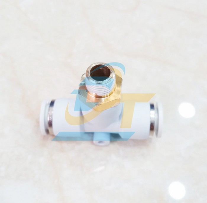 Đầu nối hơi chữ T phi 8 - Ren ngo&agrave;i 9.6mm STNC YPB8-01  STNC | Gi&aacute; rẻ nhất - C&ocirc;ng Ty TNHH Thương Mại Dịch Vụ Đạt T&acirc;m