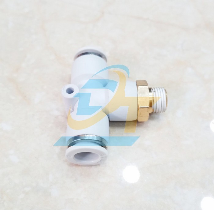 Đầu nối hơi chữ T phi 8 - Ren ngo&agrave;i 9.6mm STNC YPB8-01  STNC | Gi&aacute; rẻ nhất - C&ocirc;ng Ty TNHH Thương Mại Dịch Vụ Đạt T&acirc;m