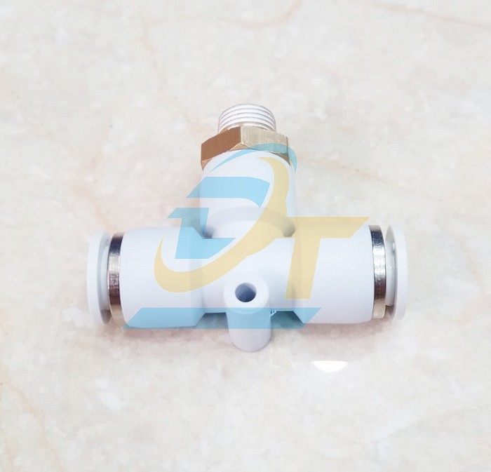 Đầu nối hơi chữ T phi 8 - Ren ngo&agrave;i 9.6mm STNC YPB8-01  STNC | Gi&aacute; rẻ nhất - C&ocirc;ng Ty TNHH Thương Mại Dịch Vụ Đạt T&acirc;m