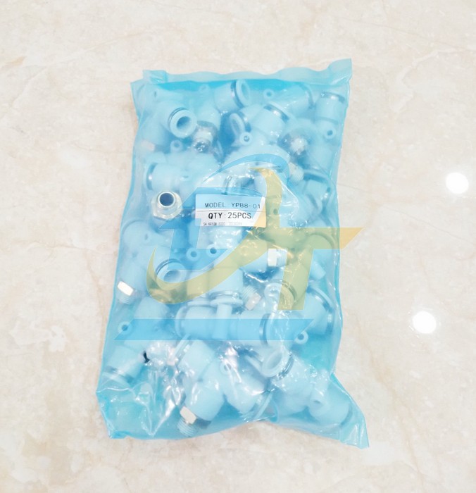 Đầu nối hơi chữ T phi 8 - Ren ngo&agrave;i 9.6mm STNC YPB8-01  STNC | Gi&aacute; rẻ nhất - C&ocirc;ng Ty TNHH Thương Mại Dịch Vụ Đạt T&acirc;m