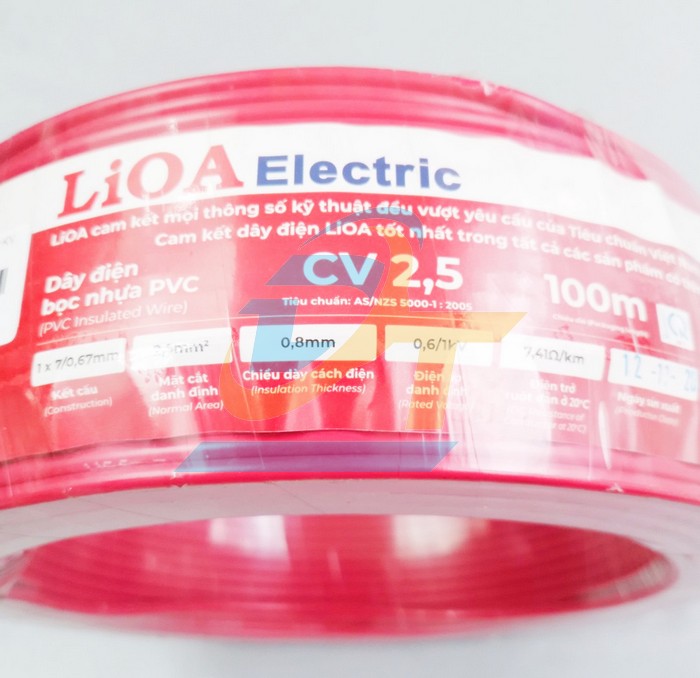 D&acirc;y điện đơn LiOA CV 2.5  LiOA | Gi&aacute; rẻ nhất - C&ocirc;ng Ty TNHH Thương Mại Dịch Vụ Đạt T&acirc;m